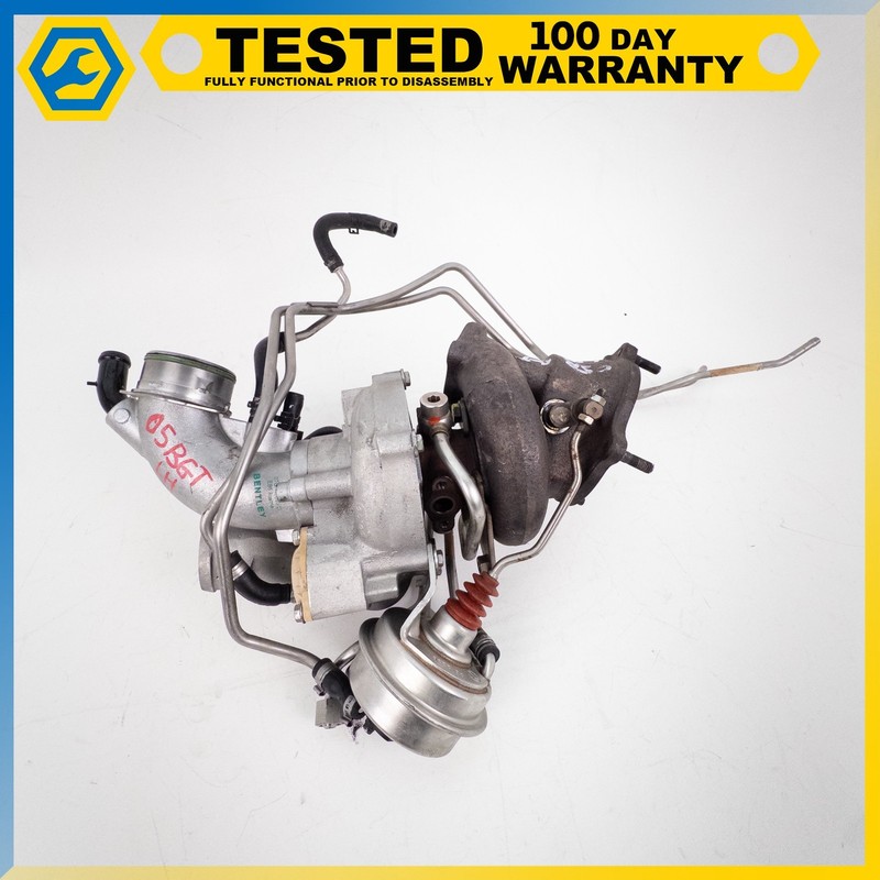03-13 BENTLEY CONTINENTAL GT FLYING SPUR 6.0L W12 LEFT TURBOCHARGER EXHAUST OEM