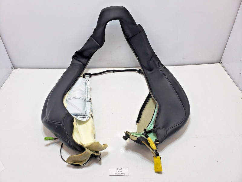 ✅ 2016-2020 Tesla Model X Front Left Driver Side Seat Bolster Cushion Black *