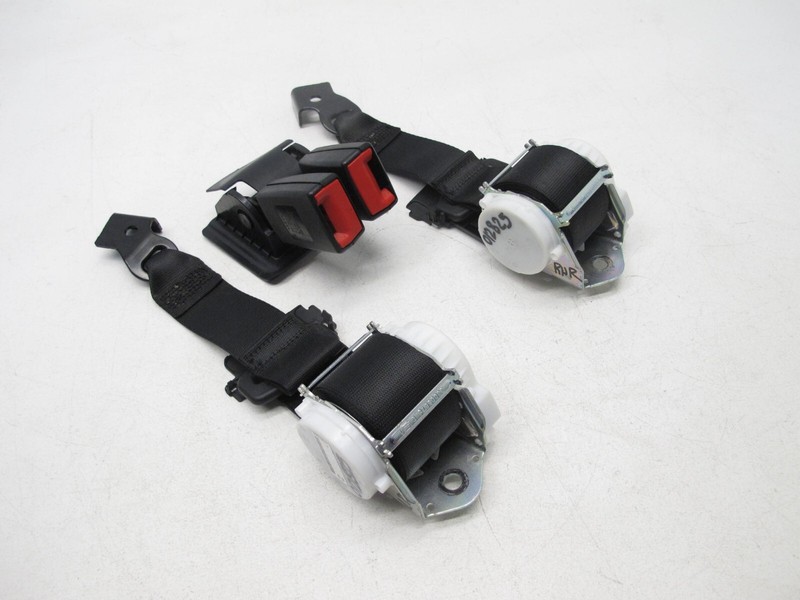 16-23 MINI COOPER S F57 CONVERTIBLE SEAT BELT RETRACTOR BUCKLE REAR SET OEM 0128