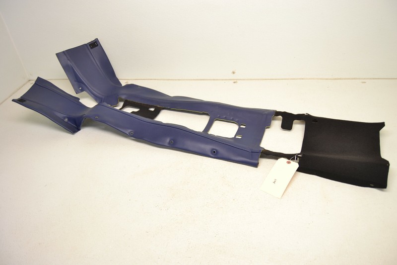 AP2 Honda S2000 Blue Leather Center Console Trim Cover Tunnel Pad Oem 2004-2009