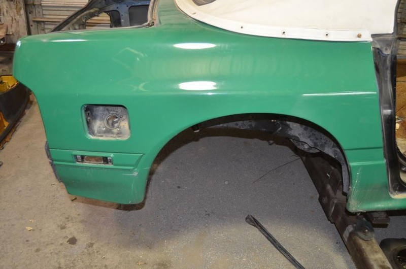 1988 Mazda RX7 FC Convertible Passenger Right Rear Quarter Panel Assembly