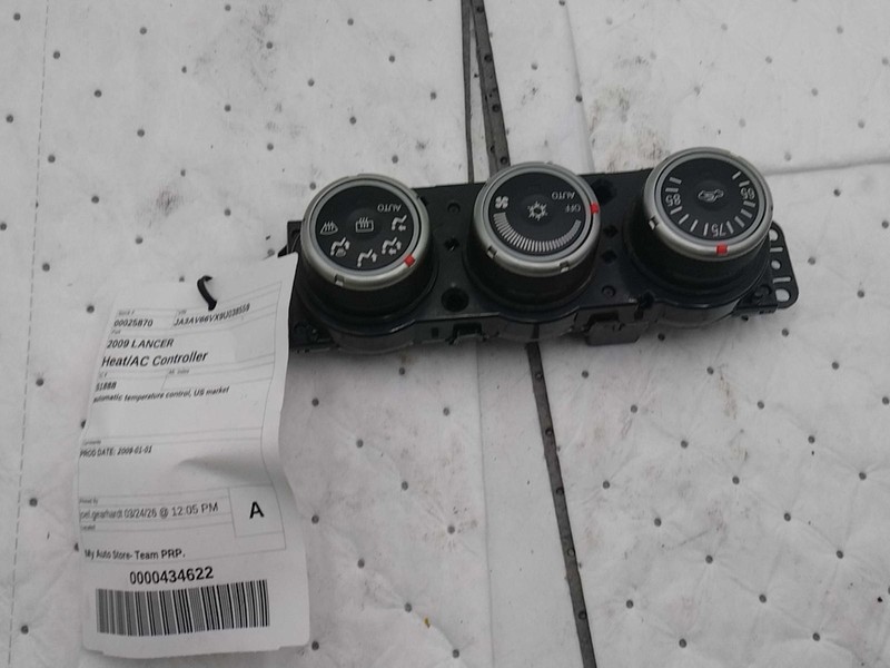 2009 Mitsubishi Lancer A/C Selector Switch OEM 7820A081XA 7820A081XB Used Black