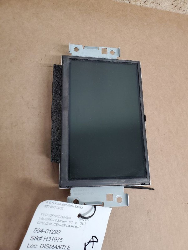Info-GPS-TV Screen S60 Display 7" Screen Fits 11-13 VOLVO 60 SERIES 294186