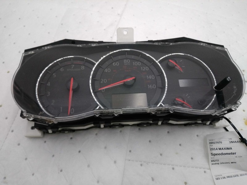 2014 Nissan Maxima Speedometer Gauge OEM Black 222K Miles - Sone Scuffs
