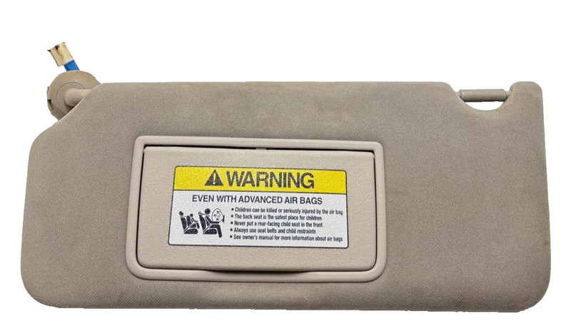 Acura TL LH Driver illuminated Sun Visor Assembly Gray 2012 P/N 83280TK4A91ZA