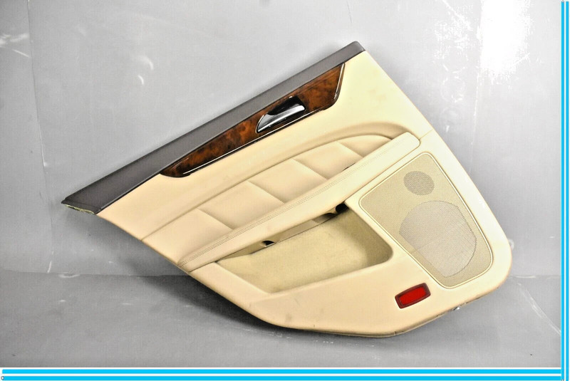 12-14 Mercedes W218 CLS550 Rear Left Driver Side Interior Door Panel Beige OEM