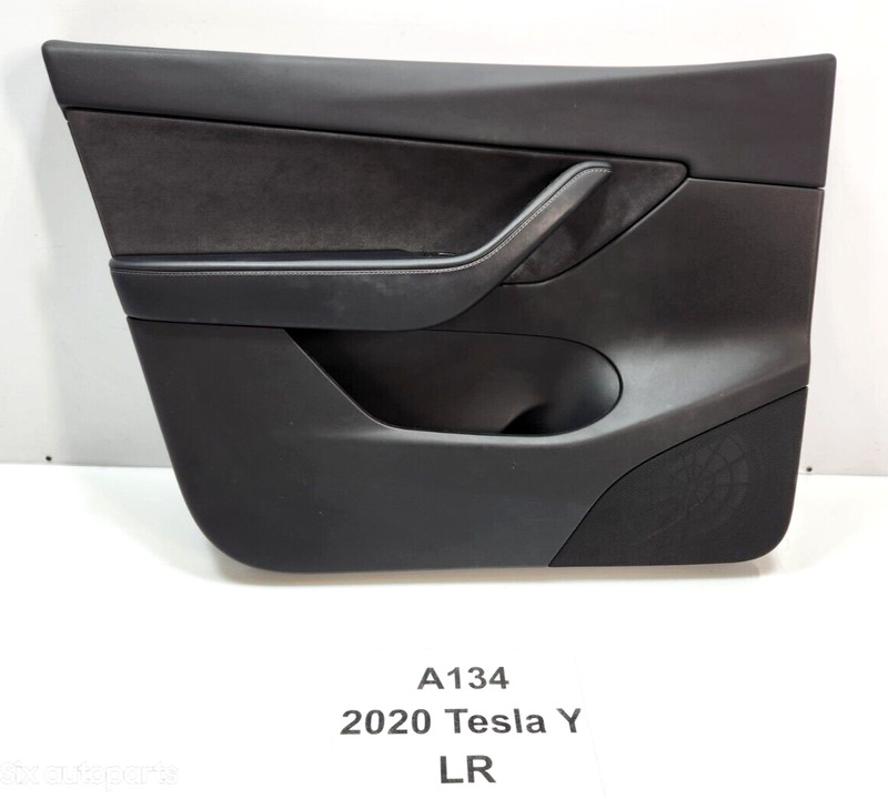 ✅ 20-23 OEM Tesla Model Y Front Left Driver Side Premium Leather Door Panel Card