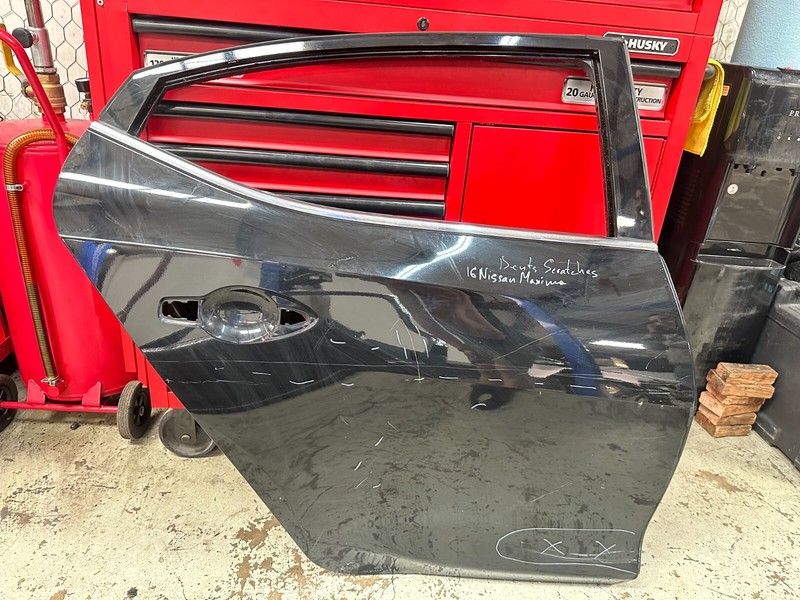 16-20 Nissan Maxima REAR RIGHT PASSENGER SIDE DOOR SHELL Black KH3 OEM