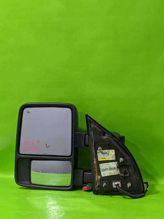 09-12 FORD F250 DRIVER LEFT SIDE VIEW MIRROR W/POWER FOLD TELESCOPIC OEM 4482-53