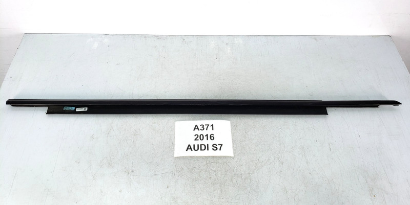 ✅ 13-18 OEM Audi A7 S7 RS7 Front Right Door Window Belt Molding Trim Black
