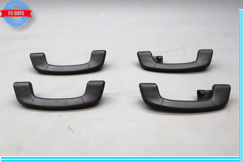 09-12 BMW 750Li F01 Front Rear Interior Roof Head Grab Handles Set of 4 Oem
