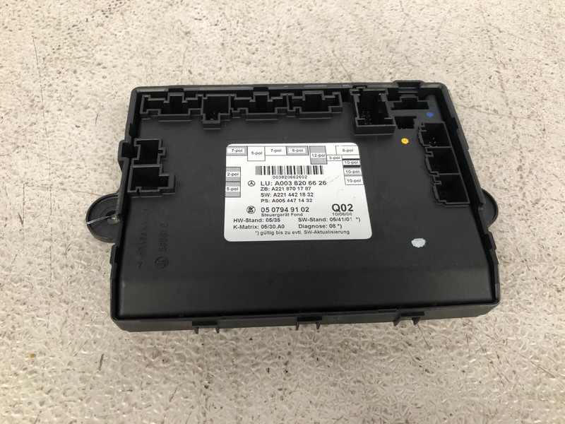 ⭐2007-2009 MERCEDES S550 W221 REAR LEFT DRIVER DOOR CONTROL MODULE OEM LOT2274