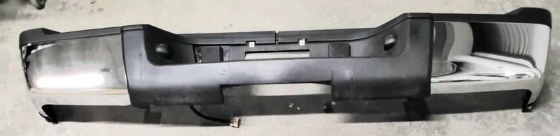 2007-2010 Chevrolet GMC Sierra Silverado 2500 3500 HD Rear Bumper Chrome 547 B