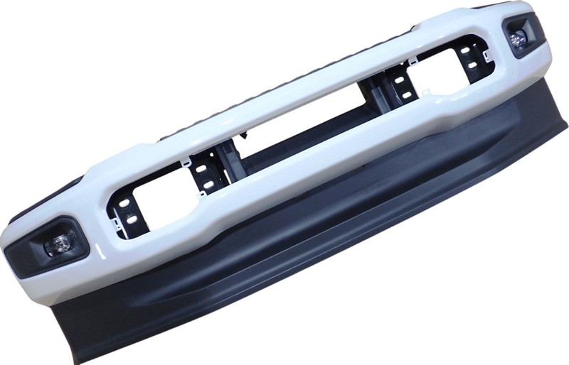 23-26 F250 Painted WHITE Front Bumper w/ LED Fogs OEM Factory Super Duty Truck