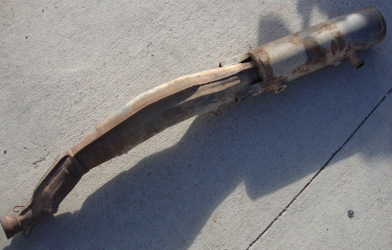 1999 2000 2001 2002 03 Polaris Trailblazer Trail Blazer 250 Exhaust Pipe Muffler
