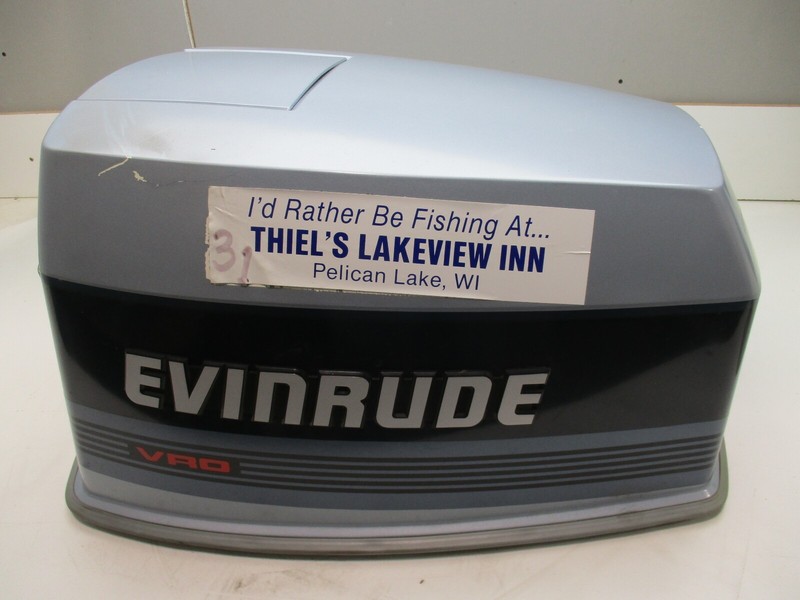 0282599 Evinrude Johnson 120 HP VRO V4 Motor Cowl Engine Cover Top Cowling Hood