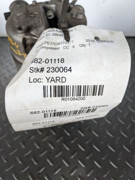 AC Compressor Fits 16-17 EQUINOX 1084200