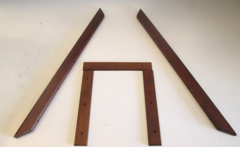 1988 Regal Empress 200XL Boat Teak Wood Cuddy Cabin Bow Cushion Support And Trim
