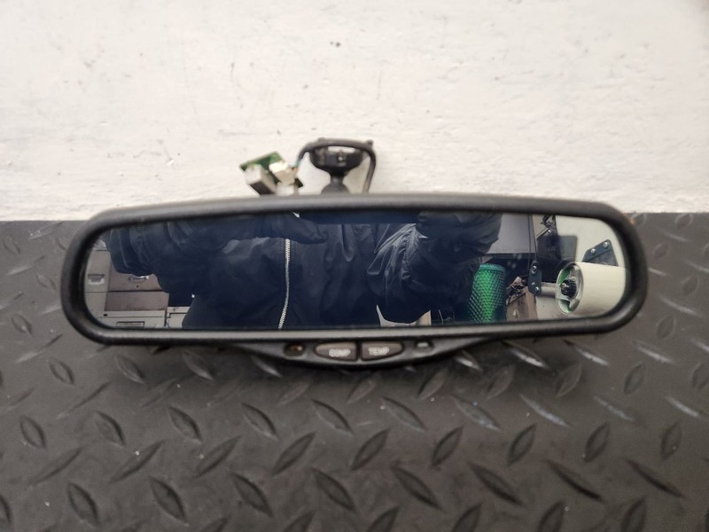 00-02 GMC Sierra Rear Interior View Mirror W/ Compass & Temp OEM 15067746