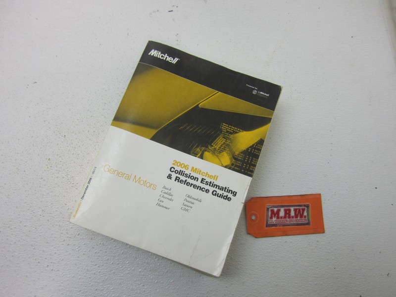 MITCHELL CRASH COLLISION ESTIMATING GUIDE BOOK DECEMBER 2006 GENERAL MOTORS GMC