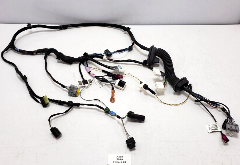 ✅ 2016-2020 OEM Tesla Model X Front Left Driver Side Door Wire Wiring Harness
