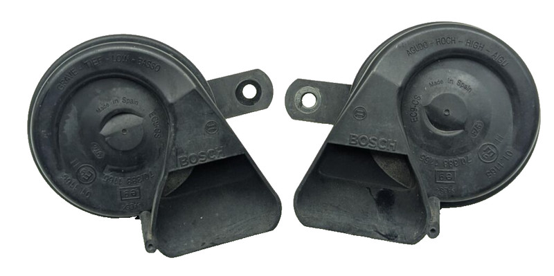 MERCEDES 04-09 CLK CLASS HIGH LOW TONE SIREN HORNS HORN PAIR