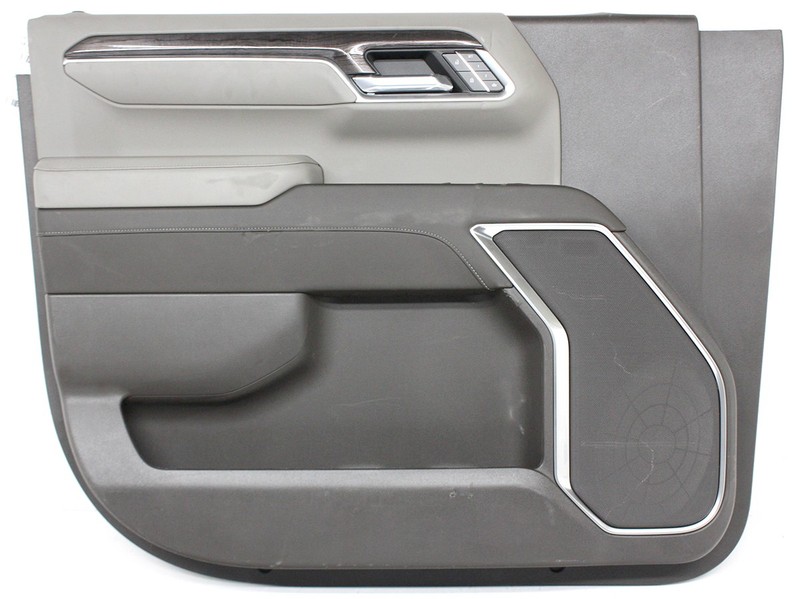 OEM Front Door Trim Panel For Chevrolet Silverado Brown with Gray Trim 85584439