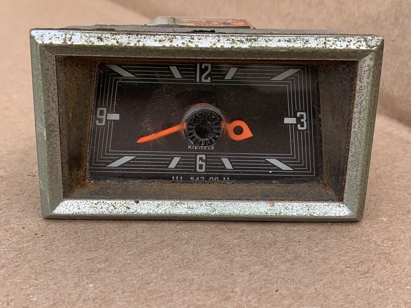 61-67 Mercedes Benz W110 W111 W112 Interior Clock VDO KIENZLE Dash OEM