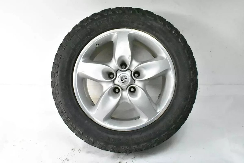 03-06 Porsche Cayenne Alloy Wheel Rim 18x8 W/ Tire OEM