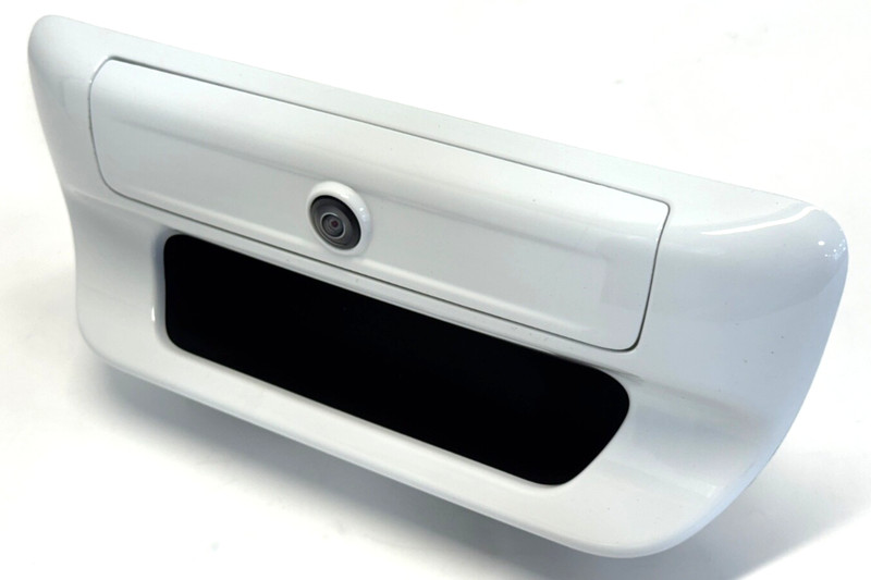 ✅ 2019-2025 RAM 1500 5TH GEN OEM TAILGATE HANDLE + BACKUP CAMERA REAR WHITE PW7