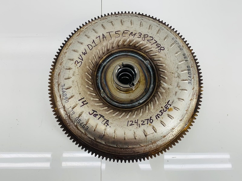 14-18 VOLKSWAGEN JETTA 1.8L L4 AUTOMATIC TRANSMISSION TORQUE CONVERTER 124K OEM