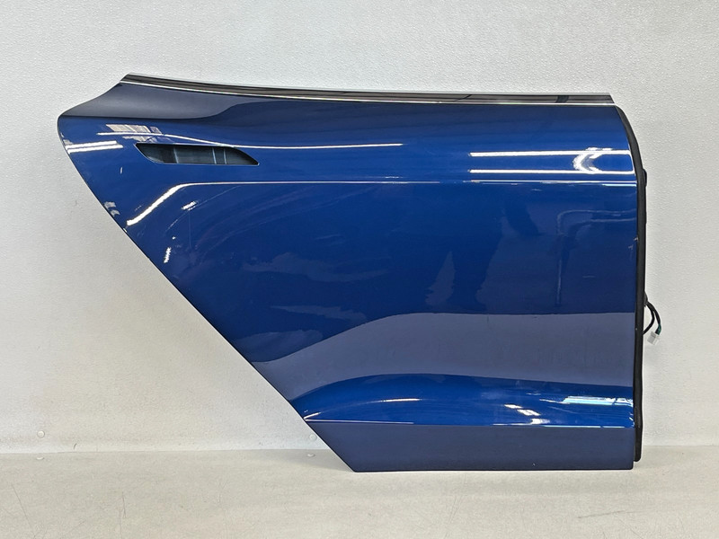 ⭐2012-2021 TESLA MODEL S REAR RIGHT DOOR SHELL COVER PANEL BLUE ASSY OEM LOT2TP