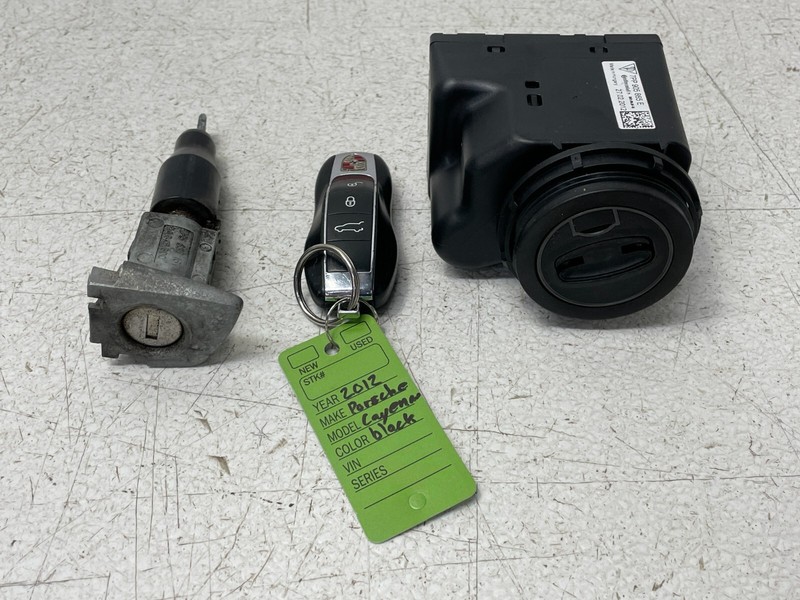 2011-2018 Porsche Cayenne Key Fob Lock Cylinder Set 1419 OEM