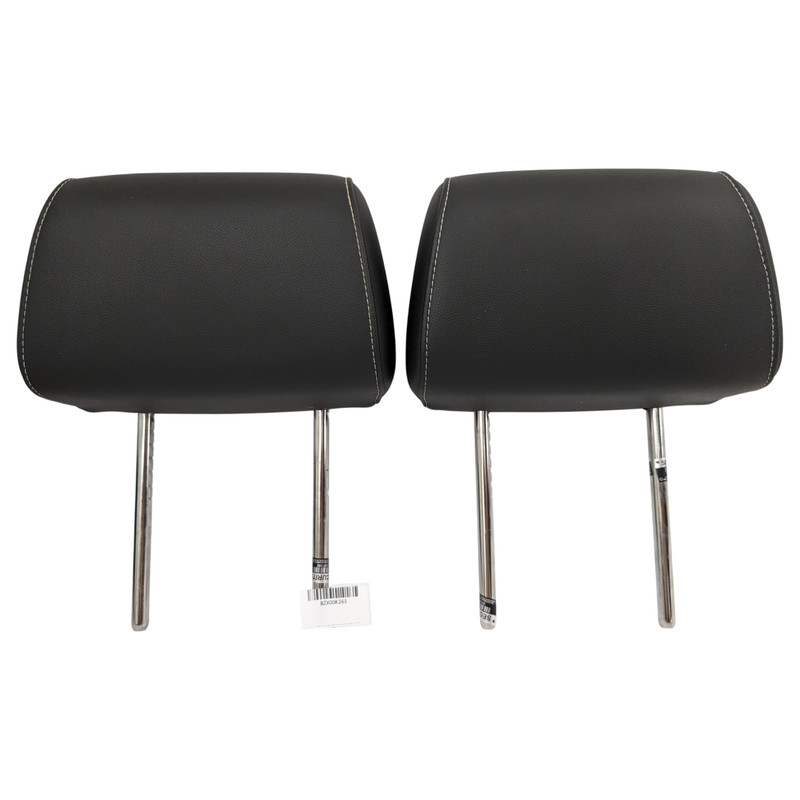 15-20 Cadillac Chevrolet GMC Black Leather Front Left Right Headrest Pair OEM