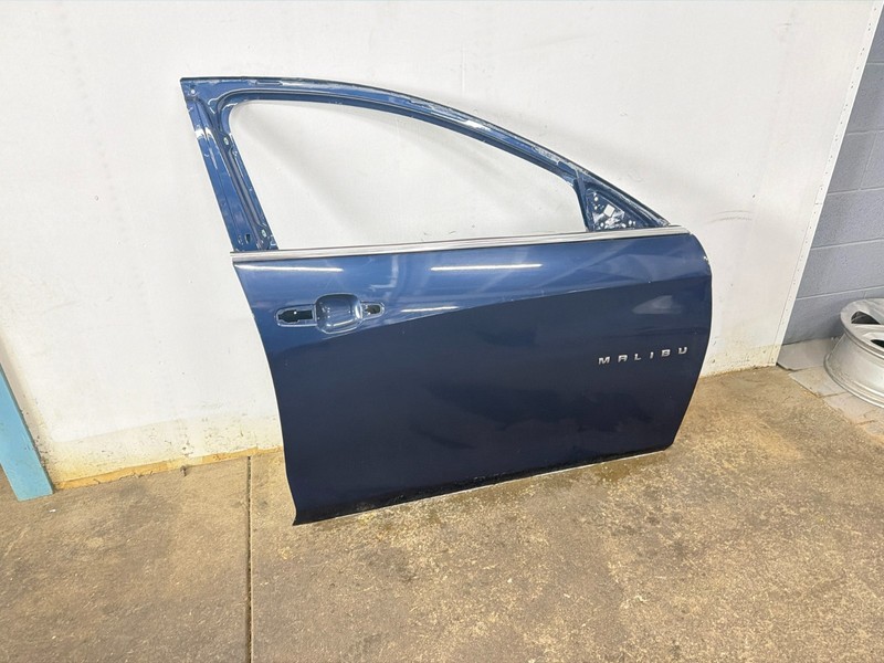 2016-2023 CHEVY MALIBU FRONT RIGHT Passenger Door SHELL BLUE OEM