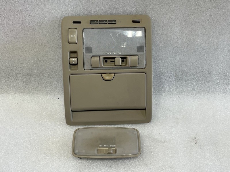 2007 LEXUS RX400H RX350 ROOF CONSOLE DOME LIGHT SUNROOF SWITCH IVORY LA01