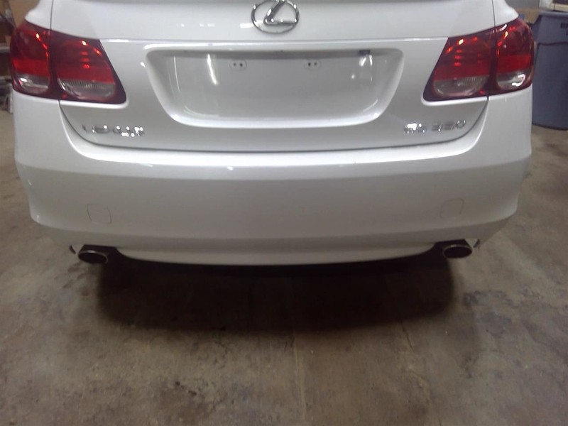 Rear Bumper Without Rear Park Assist Fits 08-11 LEXUS GS350 1728869
