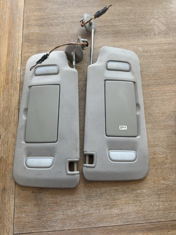 2010-2017 Chevrolet Equinox Driver and Passenger Sun Visor Set Gray