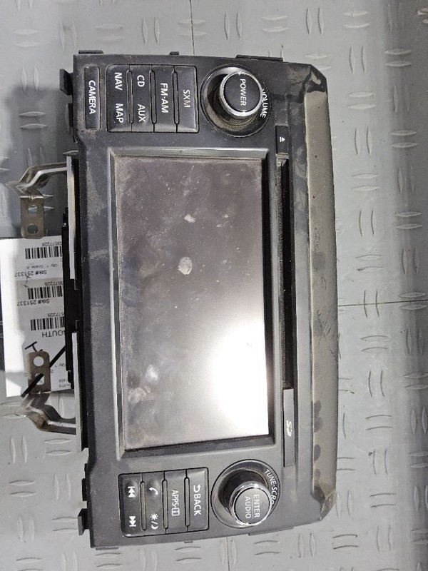 16-17 Nissan TITAN XD Radio Display And Receiver w/Navigation AM FM Stereo CD
