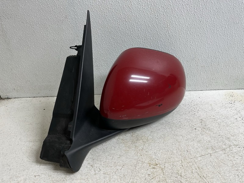 2014 Fiat 500 Red Left Driver Side View Door Mirror 5 Wire Glass Oem