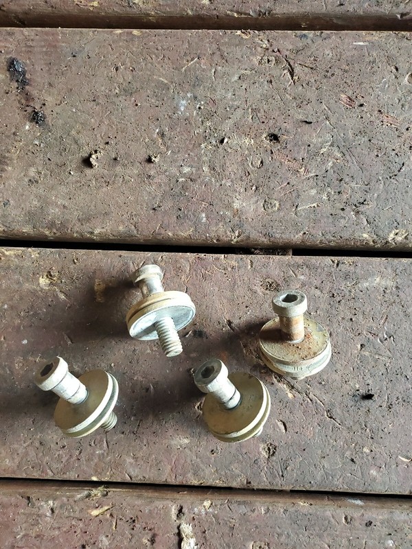 1969 70 71 72 73 74 75 76 Cadillac Door Latch Striker Bolts deville sedan