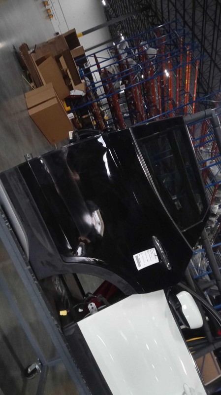 2017 Hyundai Santa Fe Left Rear Door Black 4DR SUV 160632 Used Parts