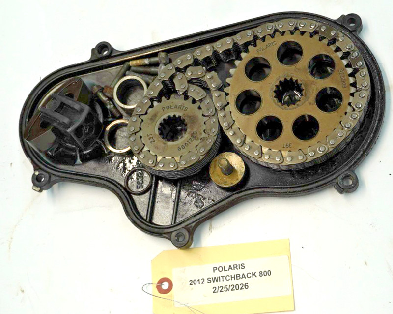 2012-2020 Polaris Switchback Assault 800 Chaincase Cover Chain Gears Tensioner