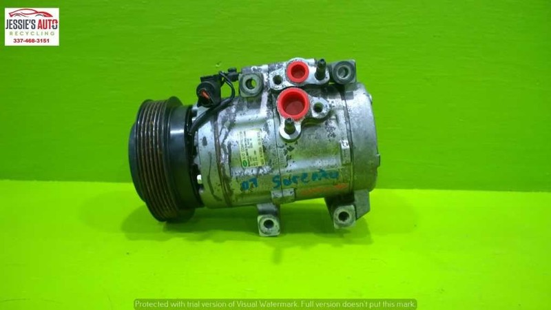 07 08 09 SORENTO EX 3.8L AT AC COMPRESSOR 2271-130