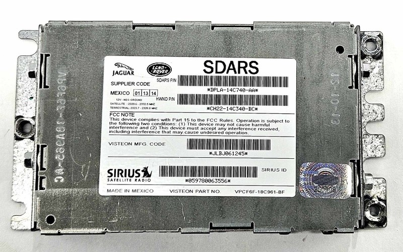 2012-2019 Range Rover Evoque Radio Sirius Reciever Control Module CH2214C340BC