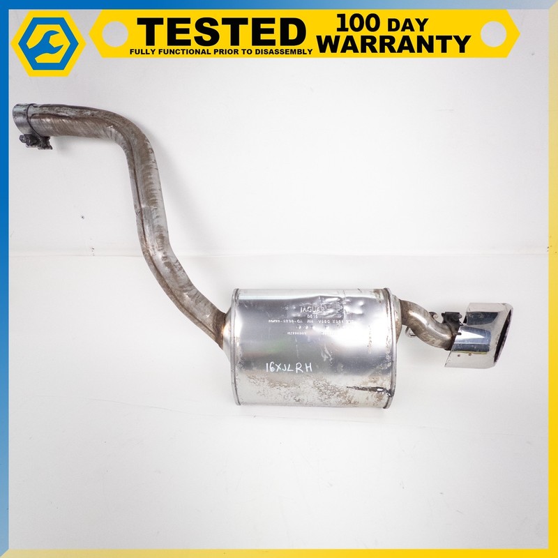 10-19 JAGUAR XJL LWB 5.0L REAR RIGHT SIDE EXHAUST SILENCER MUFFLER OEM