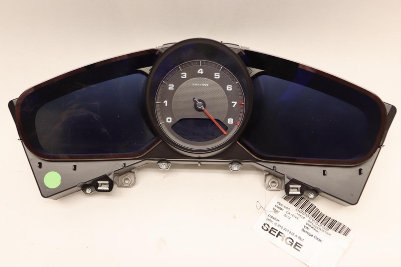 2019 PORSCHE CAYENNE 3.0L INSTRUMENT CLUSTER GAUGE SPEEDOMETER OEM