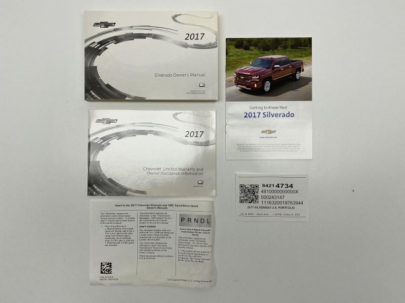 Owners Manual 2017 Chevrolet Silverado 82277