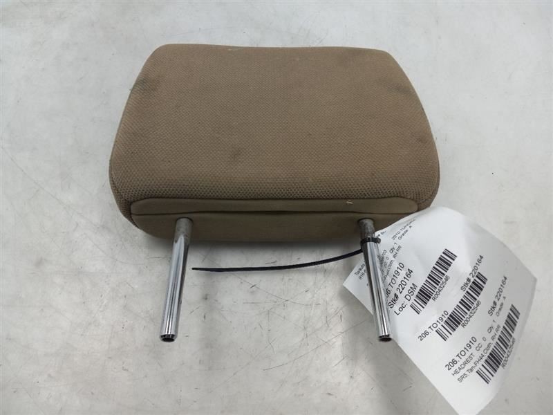 2010 TOYOTA TUNDRA SR5 EXTENDED CAB PASSENGER SIDE REAR CLOTH HEADREST