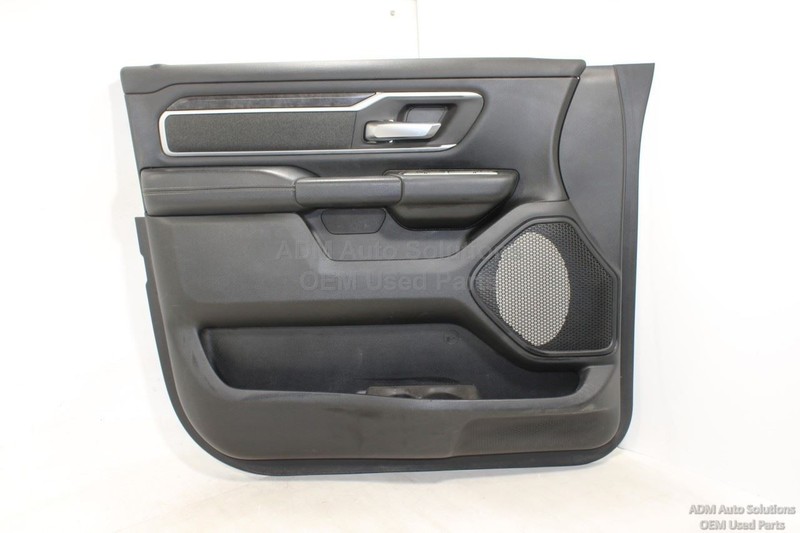 2019 - 2025 RAM 1500 5TH GEN FRONT LEFT DRIVER SIDE DOOR PANEL TRIM /BLACK OEM